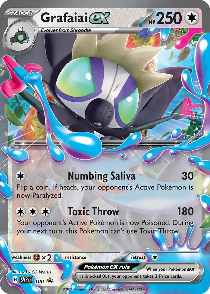 Grafaiai ex Scarlet & Violet Black Star Promos 100