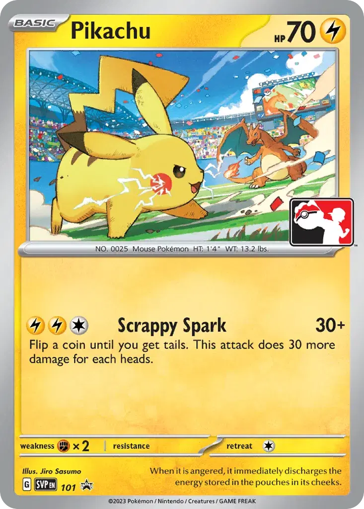 Pikachu Scarlet & Violet Black Star Promos 101