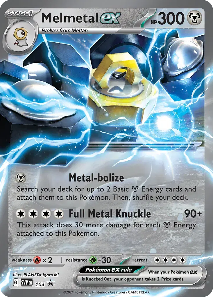 Melmetal ex Scarlet & Violet Black Star Promos 104