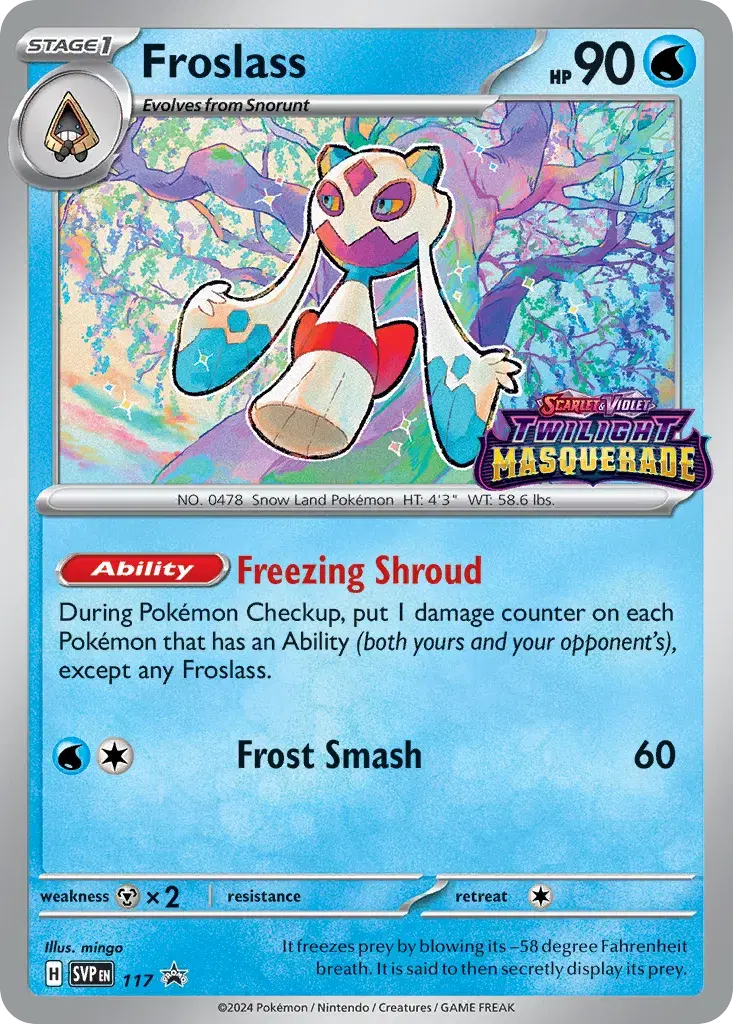 Froslass Scarlet & Violet Black Star Promos 117
