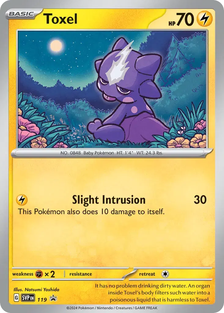 Toxel Scarlet & Violet Black Star Promos 119