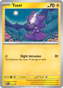 Toxel Scarlet & Violet Black Star Promos