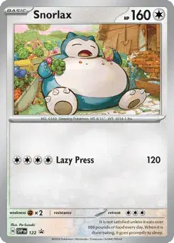 Snorlax Scarlet & Violet Black Star Promos