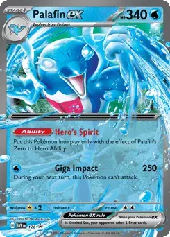Palafin ex Scarlet & Violet Black Star Promos