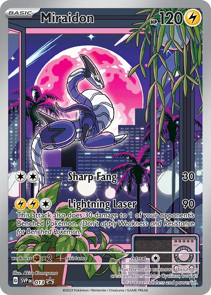 Miraidon Scarlet & Violet Black Star Promos 13