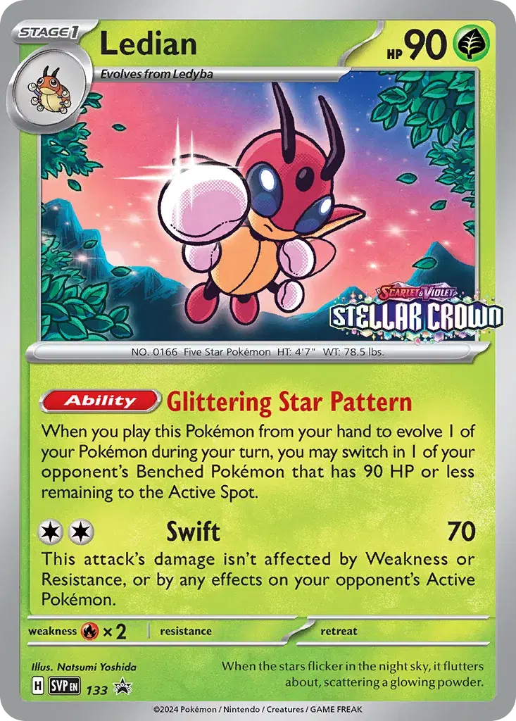 Ledian Scarlet & Violet Black Star Promos 133