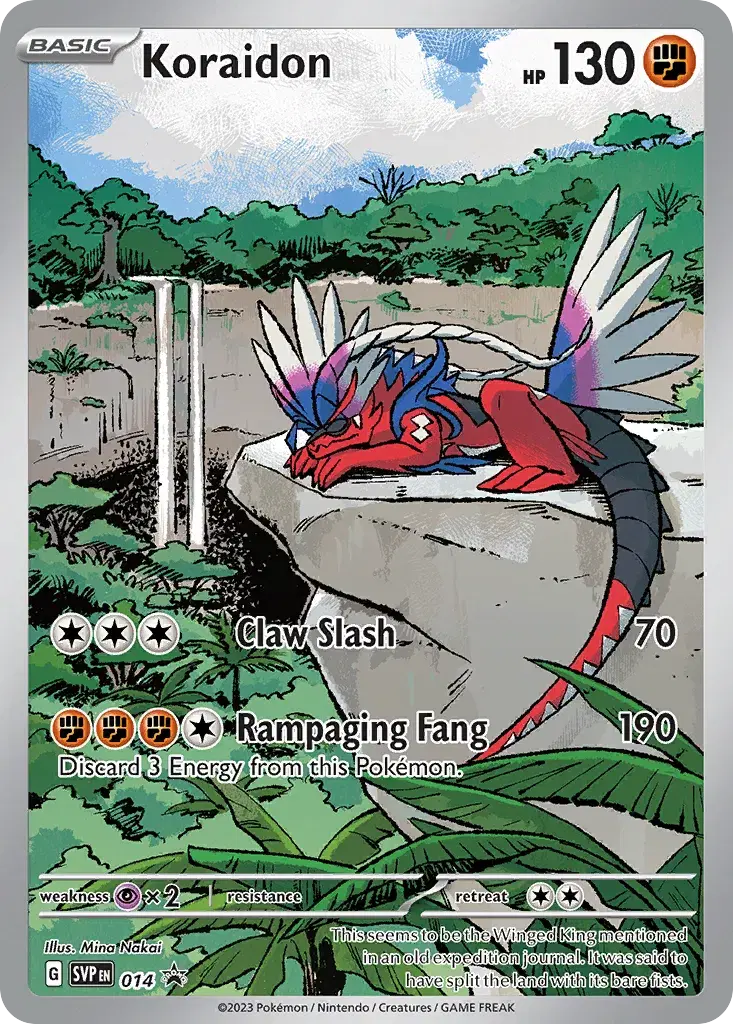 Koraidon Scarlet & Violet Black Star Promos 14