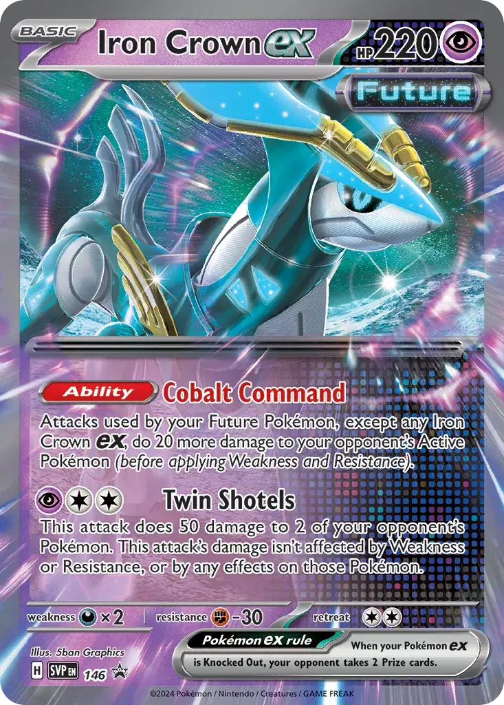 Iron Crown ex Scarlet & Violet Black Star Promos 146