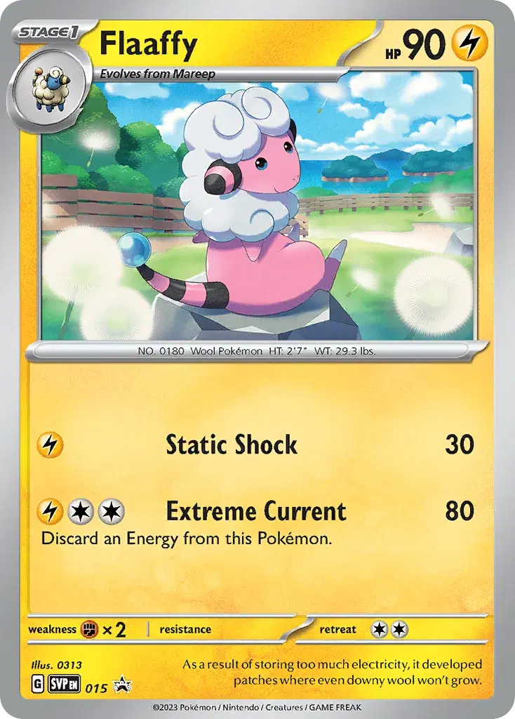 Flaaffy Scarlet & Violet Black Star Promos 15