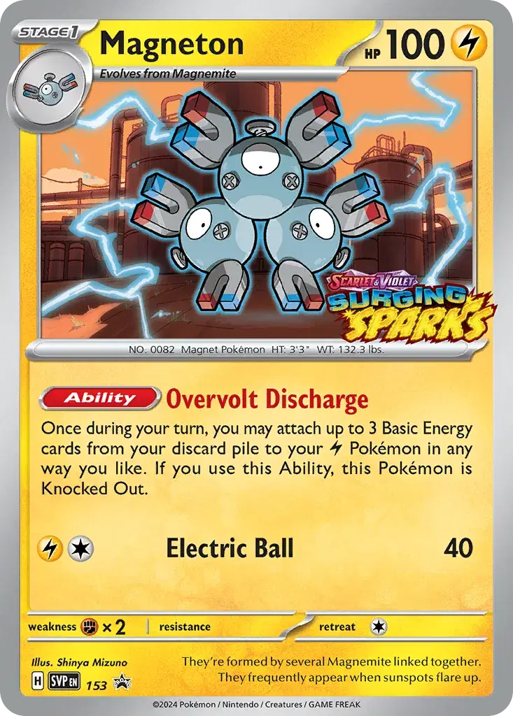 Magneton Scarlet & Violet Black Star Promos 153