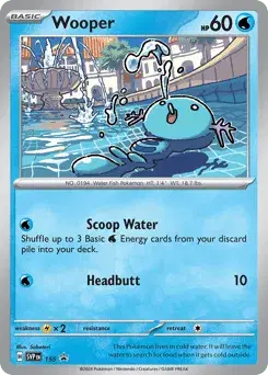 Wooper Scarlet & Violet Black Star Promos