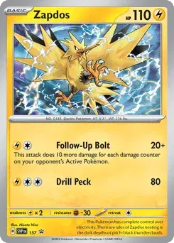Zapdos Scarlet & Violet Black Star Promos