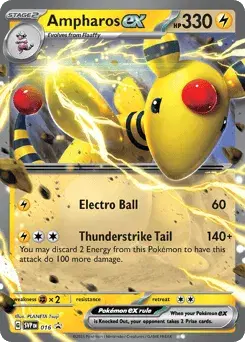 Ampharos ex Scarlet & Violet Black Star Promos