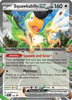 Squawkabilly ex Scarlet & Violet Black Star Promos
