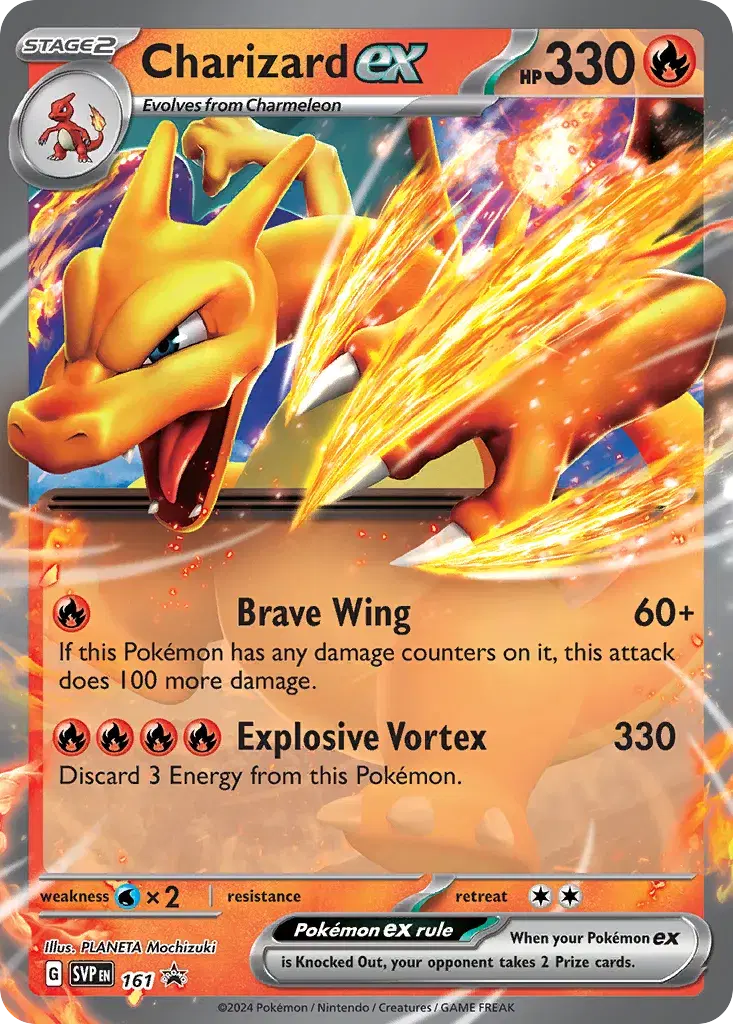 Charizard ex Scarlet & Violet Black Star Promos 161