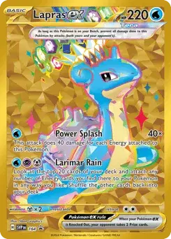Lapras ex Scarlet & Violet Black Star Promos