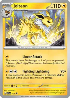 Jolteon Scarlet & Violet Black Star Promos