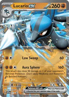 Lucario ex Scarlet & Violet Black Star Promos
