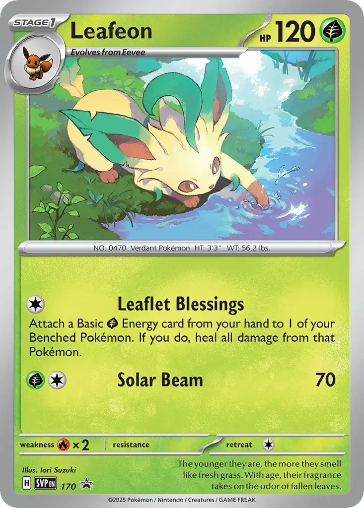 Leafeon Scarlet & Violet Black Star Promos 170