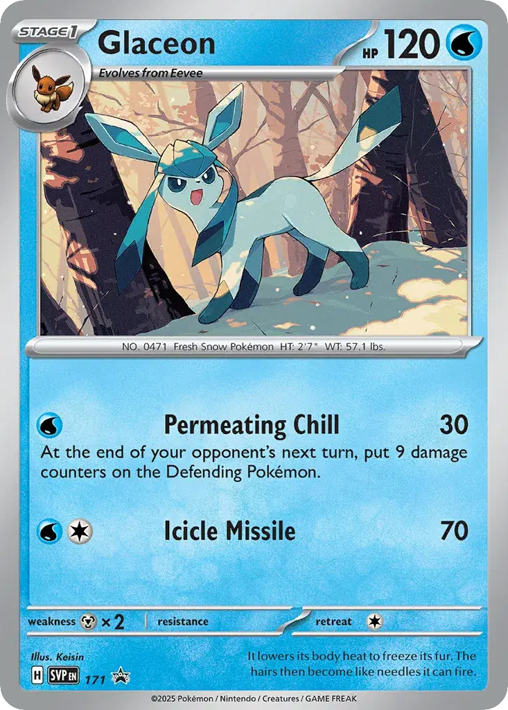Glaceon Scarlet & Violet Black Star Promos 171
