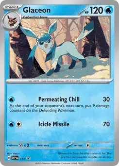 Glaceon Scarlet & Violet Black Star Promos