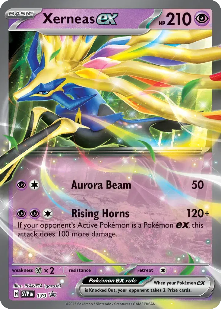 Xerneas ex Scarlet & Violet Black Star Promos 179