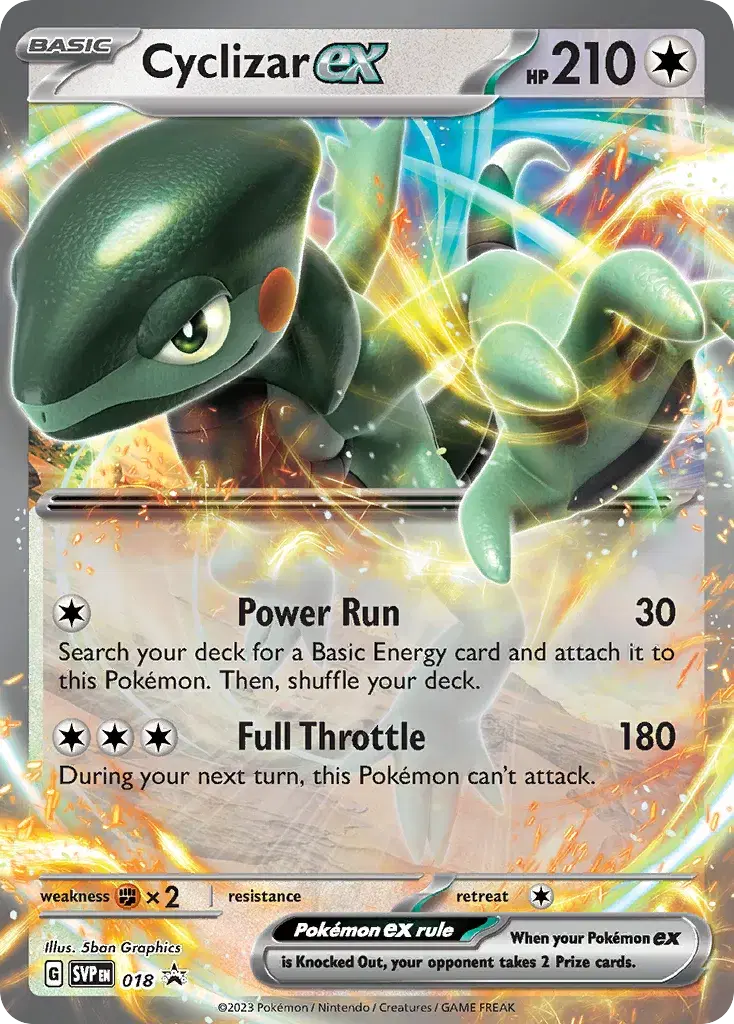 Cyclizar ex Scarlet & Violet Black Star Promos 18