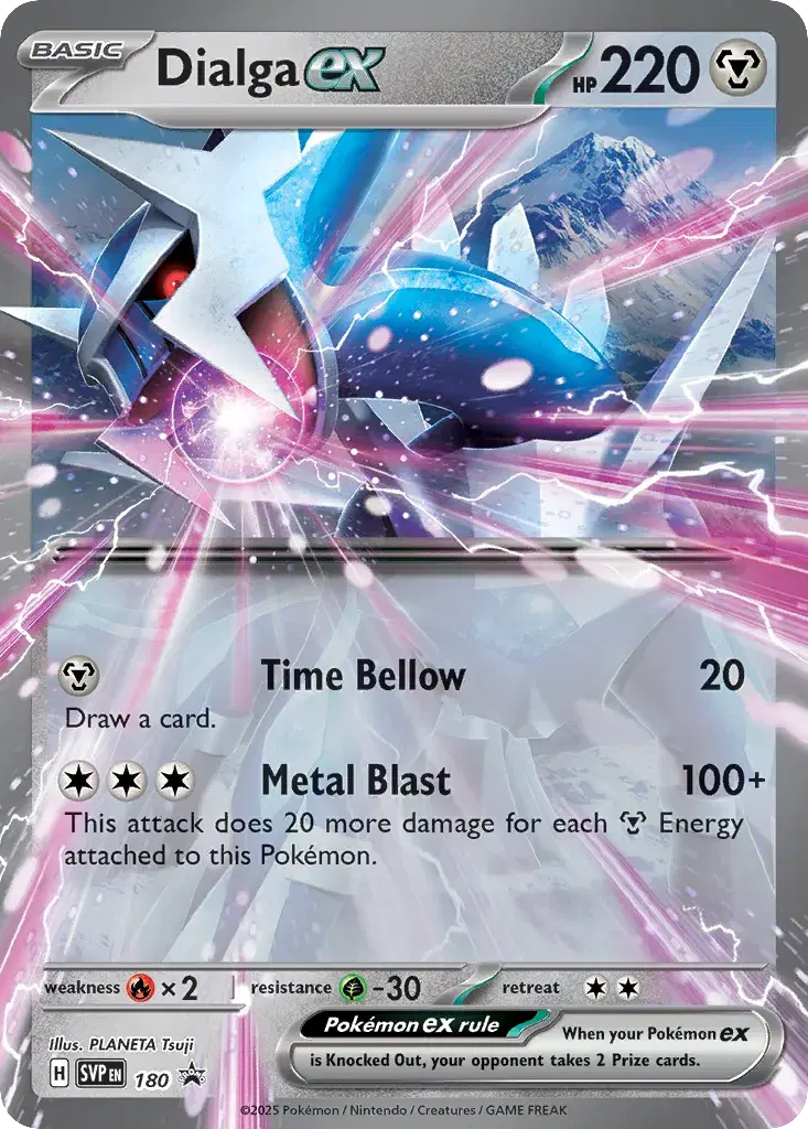 Dialga ex Scarlet & Violet Black Star Promos 180