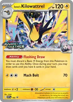 Iono's Kilowattrel Scarlet & Violet Black Star Promos