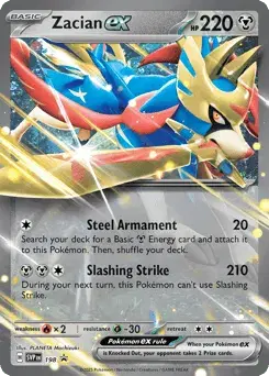 Zacian ex Scarlet & Violet Black Star Promos