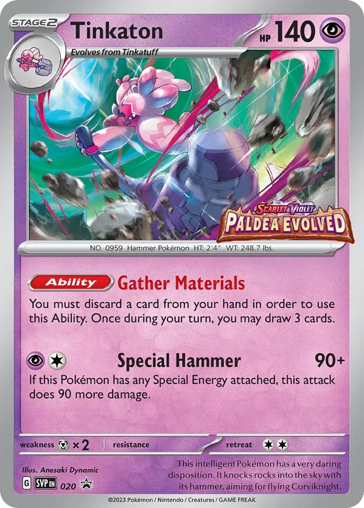 Tinkaton Scarlet & Violet Black Star Promos 20