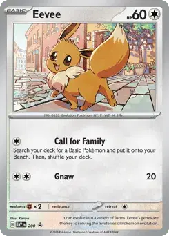 Eevee Scarlet & Violet Black Star Promos
