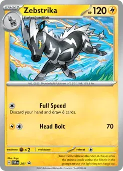 Zebstrika Scarlet & Violet Black Star Promos