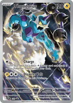 Thundurus Scarlet & Violet Black Star Promos