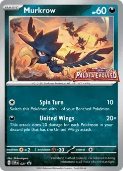 Murkrow Scarlet & Violet Black Star Promos