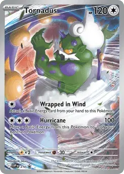 Tornadus Scarlet & Violet Black Star Promos