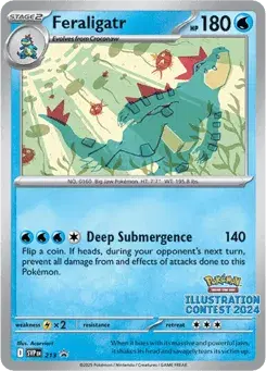 Feraligatr Scarlet & Violet Black Star Promos