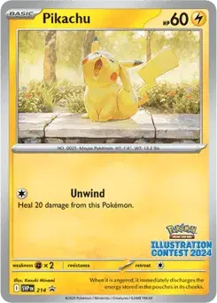 Pikachu Scarlet & Violet Black Star Promos