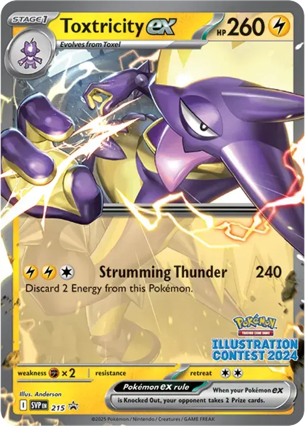 Toxtricity ex Scarlet & Violet Black Star Promos 215