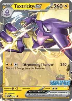 Toxtricity ex Scarlet & Violet Black Star Promos