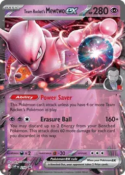 Team Rocket's Mewtwo ex Scarlet & Violet Black Star Promos