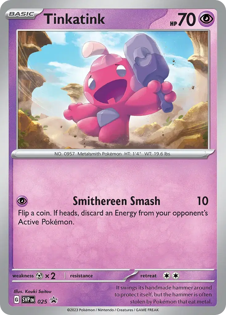 Tinkatink Scarlet & Violet Black Star Promos 25