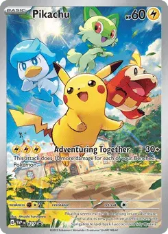 Pikachu Scarlet & Violet Black Star Promos