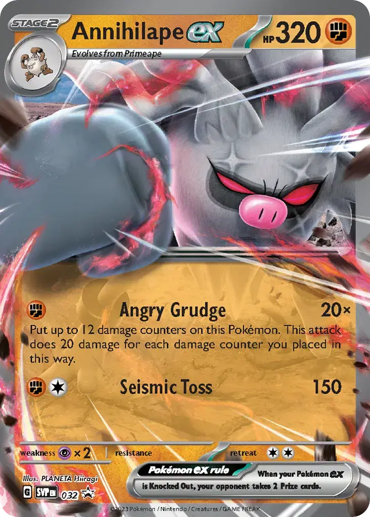 Annihilape ex Scarlet & Violet Black Star Promos 32