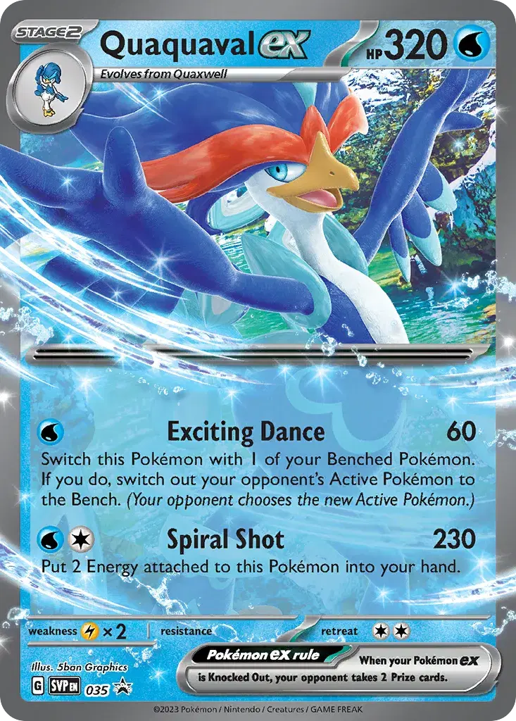 Quaquaval ex Scarlet & Violet Black Star Promos 35
