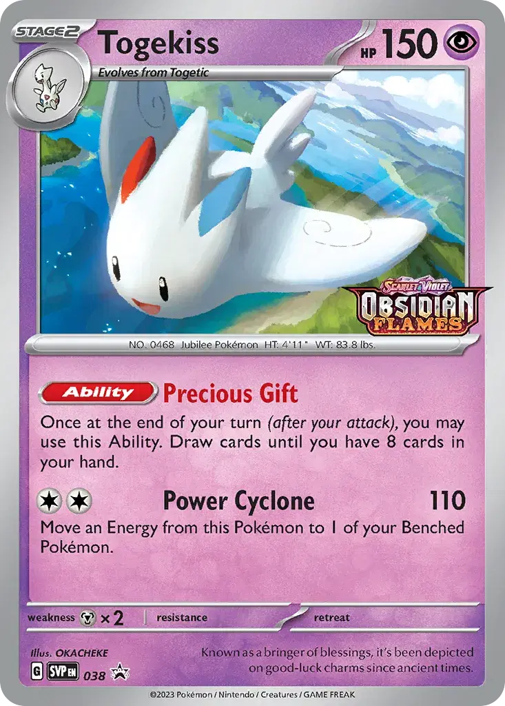 Togekiss Scarlet & Violet Black Star Promos 38