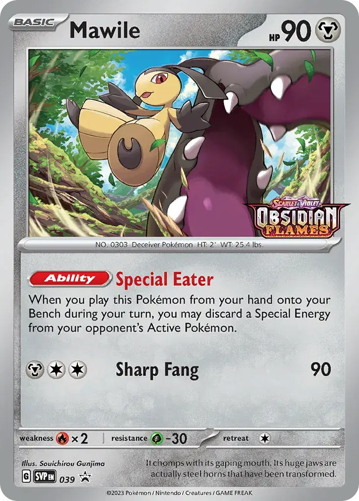 Mawile Scarlet & Violet Black Star Promos 39