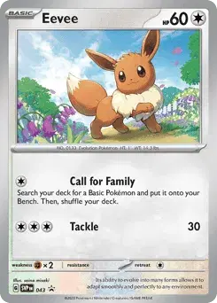 Eevee Scarlet & Violet Black Star Promos