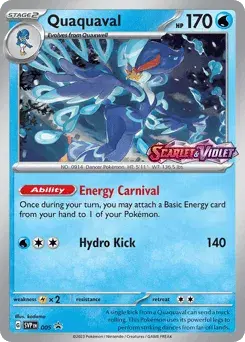 Quaquaval Scarlet & Violet Black Star Promos