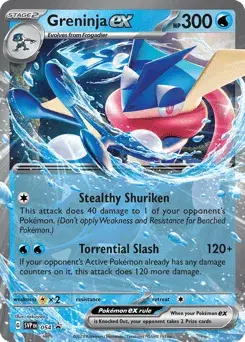 Greninja ex Scarlet & Violet Black Star Promos